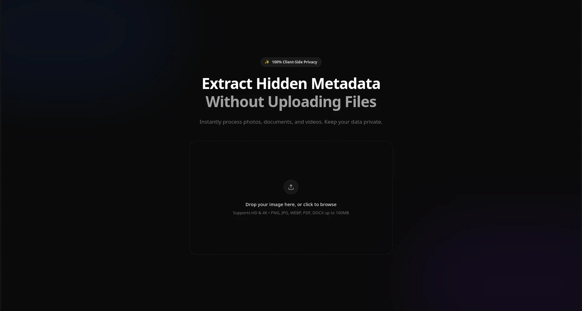 GhostData | Metadata Inspector